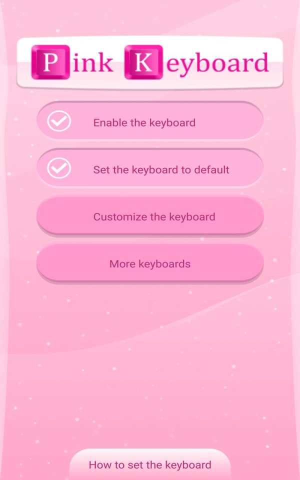 Pink Love Keyboard Themes screenshot 6