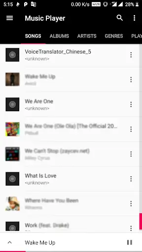 Music Player screenshot 2