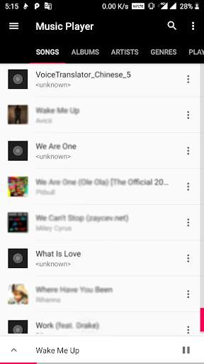 Music Player screenshot 2
