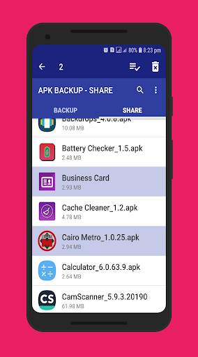 APK BACKUP - SHARE ( APK Extractor) screenshot 8