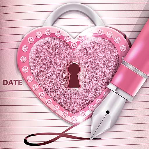 Rose Gold Secret Diary With Lock 1.0