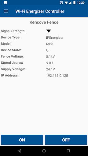 Wi-Fi Energizer Controller स्क्रीनशॉट 2