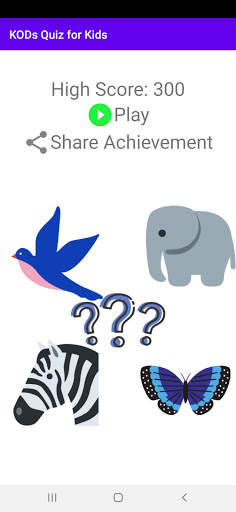 KODs Quiz for Kids (Birds & Animals) screenshot 1