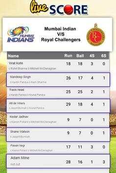 Cricket Live Line : Fastest Score for IPL 2018 screenshot 8