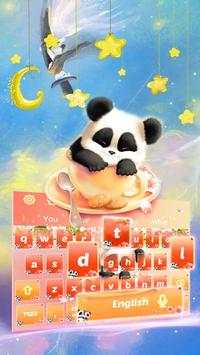 Blossom Panda Keyboard Theme screenshot 3