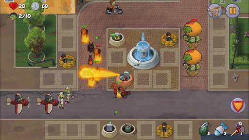 Zombie Town Defense screenshot 2