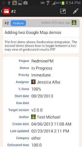 RedminePM - Redmine Client App screenshot 2