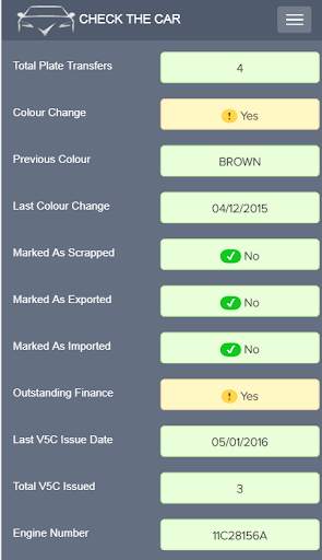 Free Car Check UK - Check The Car screenshot 3