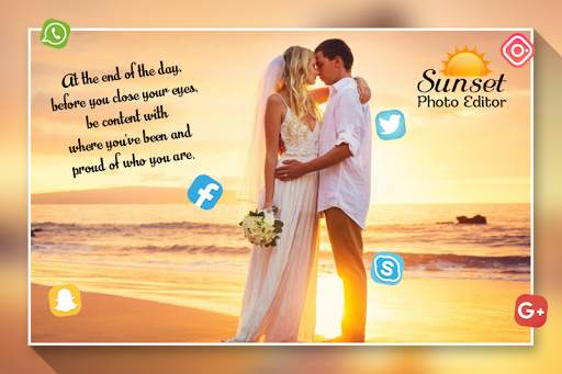 Sunset Photo Editor 7 تصوير الشاشة
