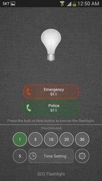 SOS Flashlight -Emergency Call screenshot 3