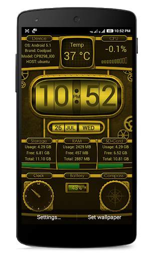 Device Info Live WallPaper screenshot 2