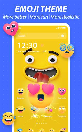 Cute Funny Emoji Themes screenshot 3