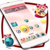 Sweet Kitty Launcher Theme 1.264.1.204