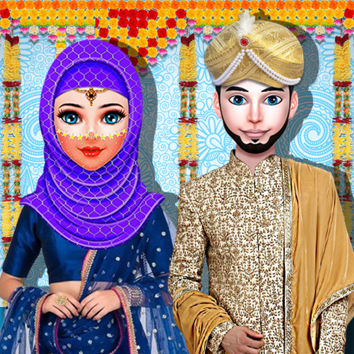 Kashmiri-Indian Hijab Girl Wedding &amp; Dressup Salon icon