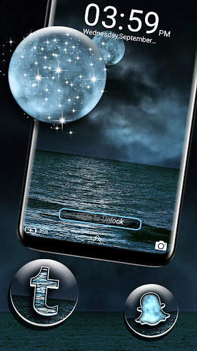 Ocean Moon Launcher Theme screenshot 4