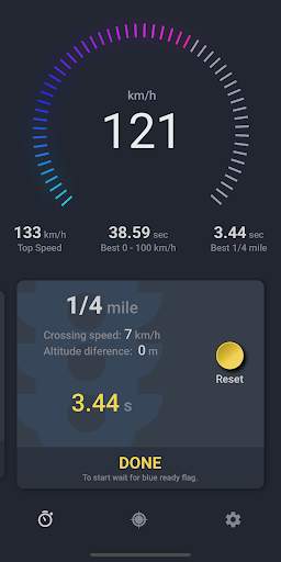 Race Stats: Speedometer and G  screenshot 2