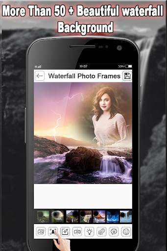 Waterfall Photo Frame screenshot 1