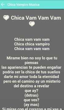 Chica Vampiro Music Lyrics screenshot 2