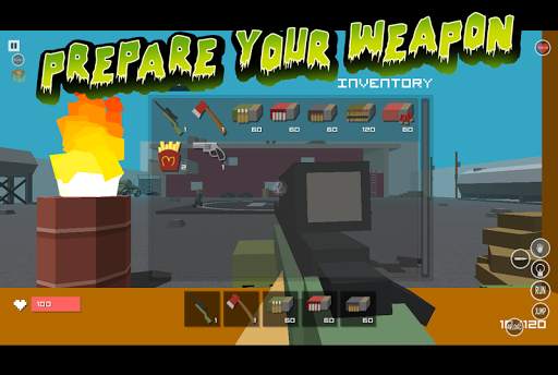 Hero Pixel V Zombie Gun 3D screenshot 5