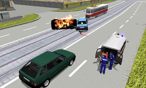 Ambulance Simulator 3D screenshot 2