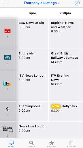 TV Guide UK screenshot 1