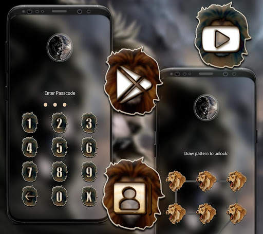 Angry Lion Launcher Theme screenshot 3