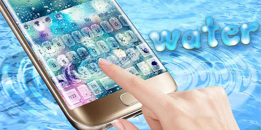 Rain Drop Glass Water Keyboard Theme screenshot 5