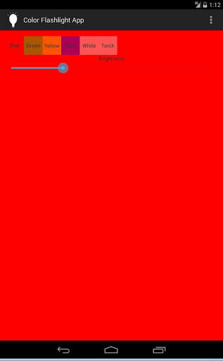 Color Flashlight App screenshot 1