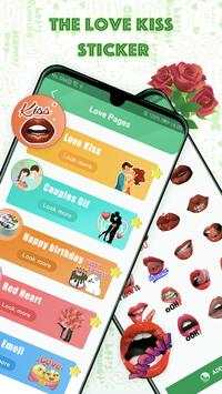 The Love Kiss Sticker screenshot 2