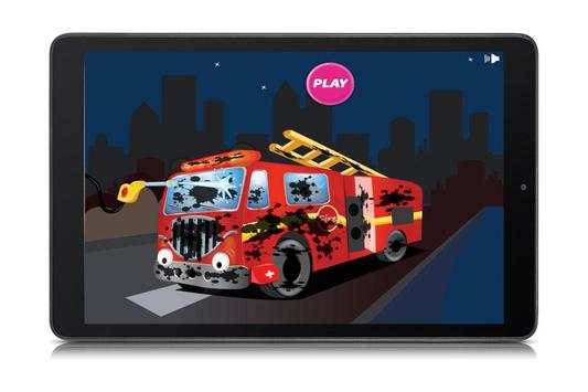 Wash game Firetruck screenshot 1