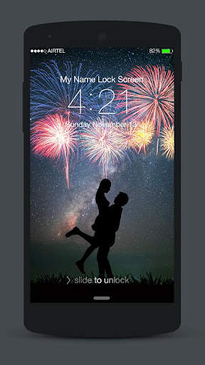 NewYear Neon 2022 Lock Screen screenshot 2