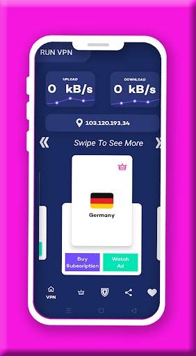 RUN VPN-Faster Internet & Secure VPN screenshot 3