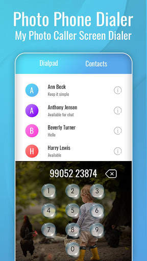 Photo Phone Dialer - My Photo Caller Screen Dialer screenshot 1