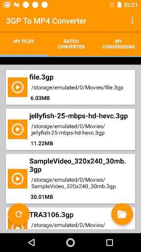 3gp To Mp4 Converter screenshot 1