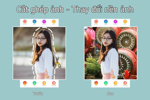 Cắt ghép ảnh - Thay đổi nền ảnh screenshot 3