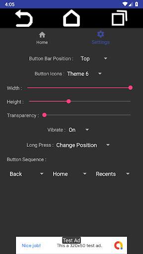 Soft Keys 2 - Home Back Button screenshot 7