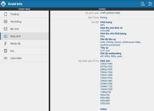 Droid Hardware Info screenshot 11