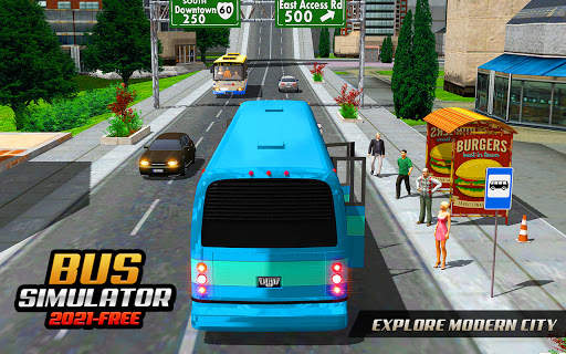 Big City Bus Passenger Transporter: Coach Bus Game screenshot 4
