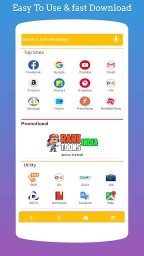 RTI Web Browser: Fast & Secure screenshot 1