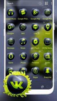 Black Stone Launcher Theme screenshot 2
