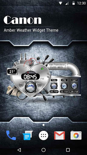 Sense Flip clock weather forecast screenshot 1