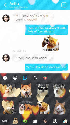 Keyboard Sticker Pet Friends स्क्रीनशॉट 4