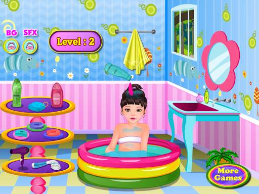 Naughty Kids Bathing screenshot 2