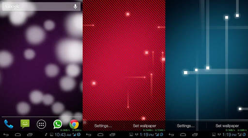 Next Nexus Live Wallpaper screenshot 4