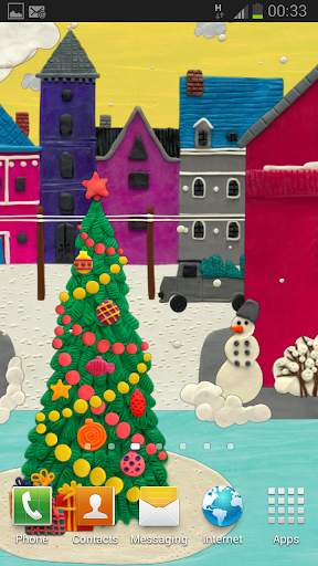 Winter town Live wallpaper HD screenshot 5