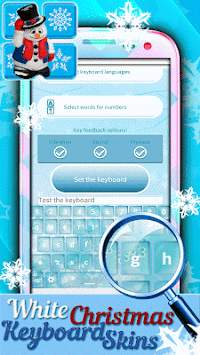White Christmas Keyboard Skins screenshot 1