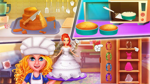 Doll Wedding Cake Making Shop screenshot 2