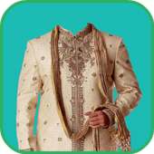 Indian Man Photo Suit logo