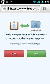 Simple Notepad Upload Addon скриншот 3