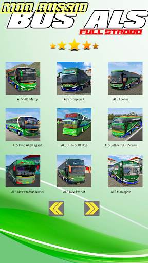 Mod Bussid Bus Als Full Strobo screenshot 4